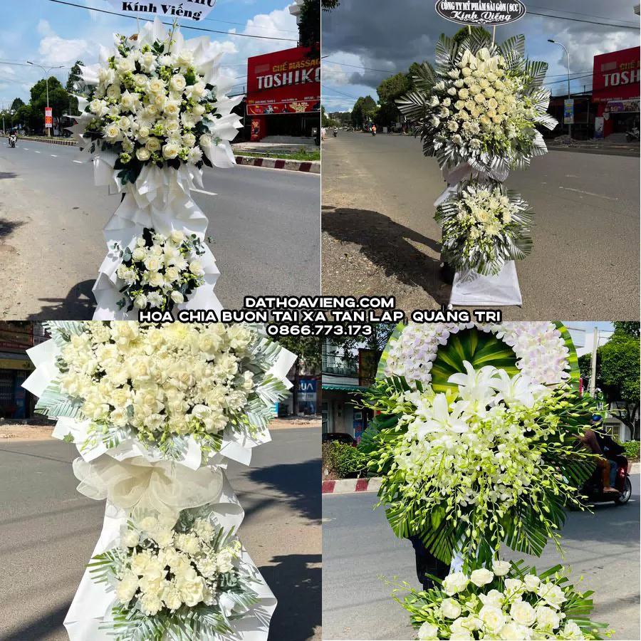 Mẫu hoa chia buồn tham khảo tại Xã Tân Lập, Quảng Trị
