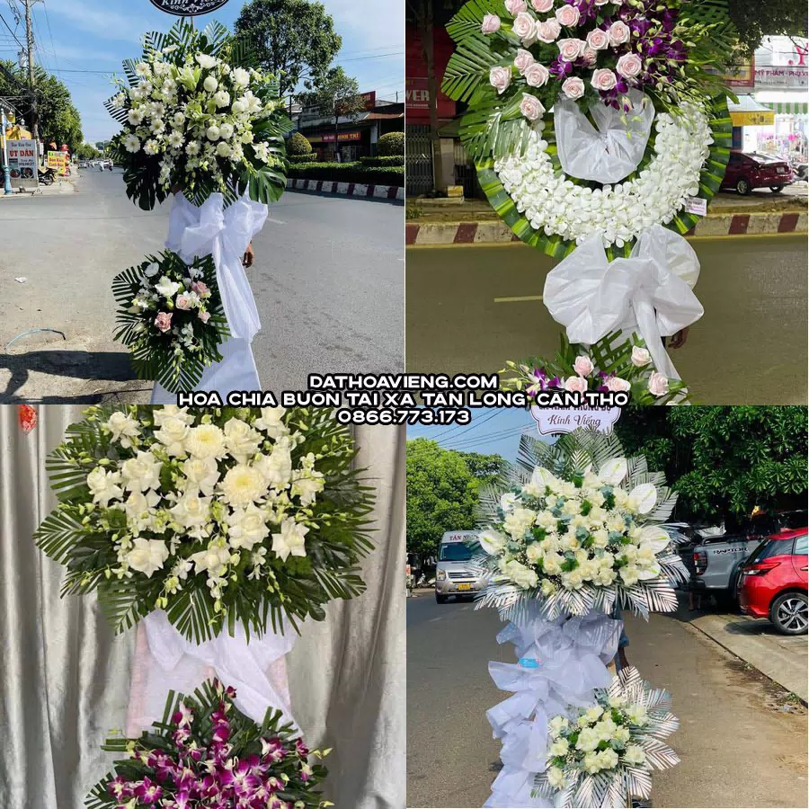 Mẫu hoa chia buồn tham khảo tại Xã Tân Long, Cần Thơ