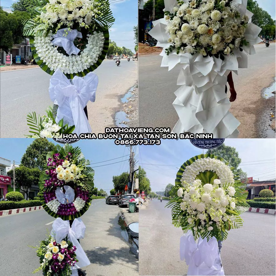 Mẫu hoa chia buồn tham khảo tại Xã Tân Sơn, Bắc Ninh