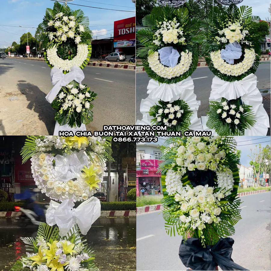 Mẫu hoa chia buồn tham khảo tại Xã Tân Thuận, Cà Mau