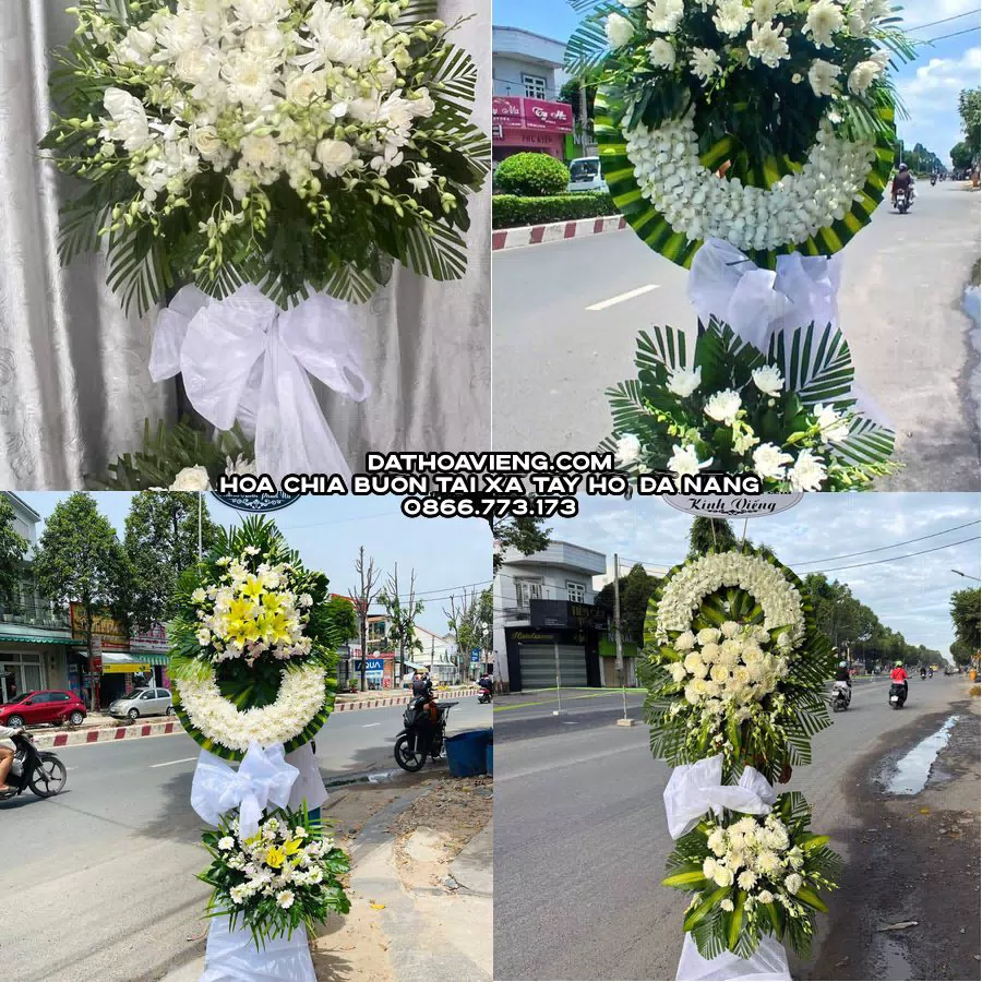 Mẫu hoa chia buồn tham khảo tại Xã Tây Hồ, Đà Nẵng