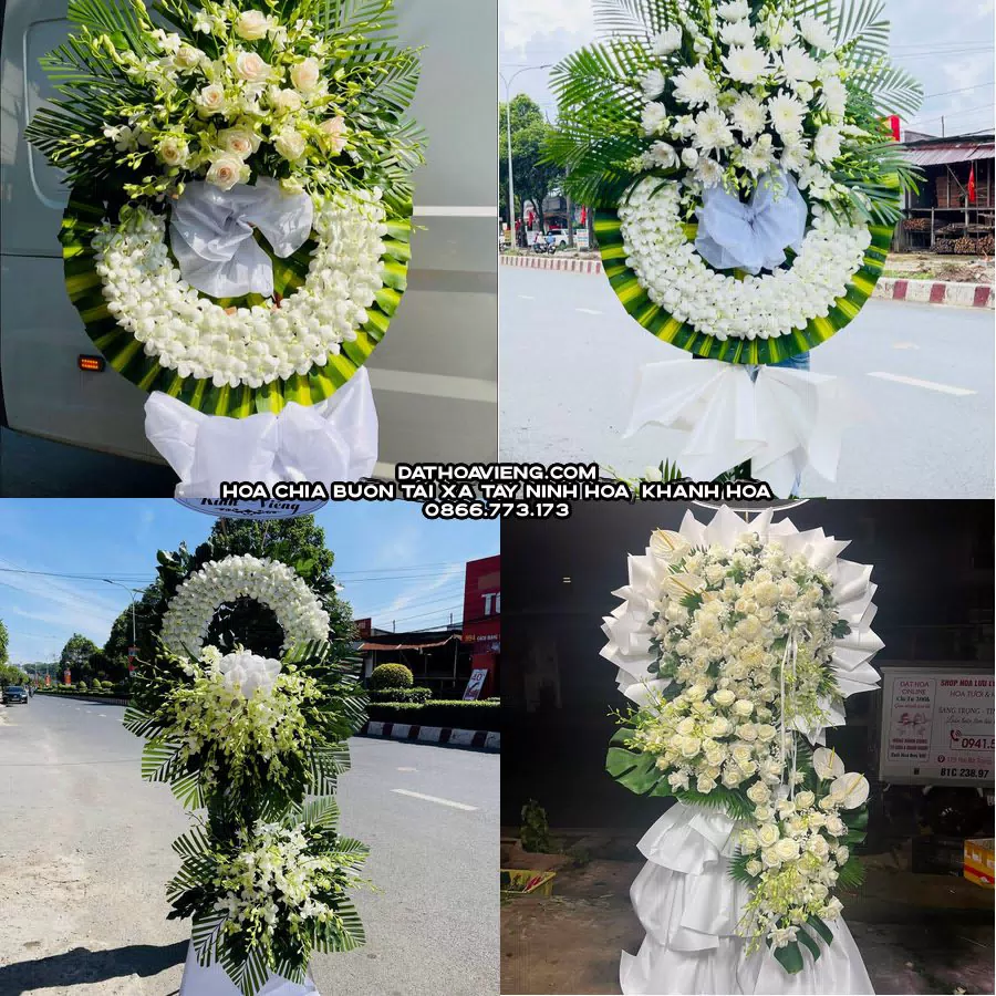 Mẫu hoa chia buồn tham khảo tại Xã Tây Ninh Hòa, Khánh Hòa