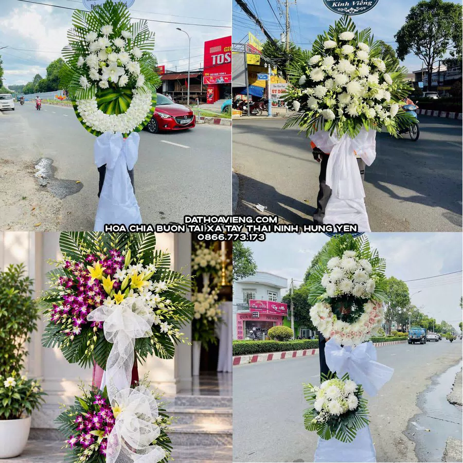 Mẫu hoa chia buồn tham khảo tại Xã Tây Thái Ninh, Hưng Yên