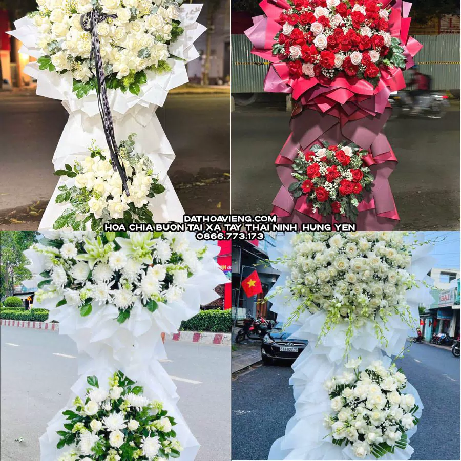 Mẫu hoa chia buồn tham khảo tại Xã Tây Thái Ninh, Hưng Yên