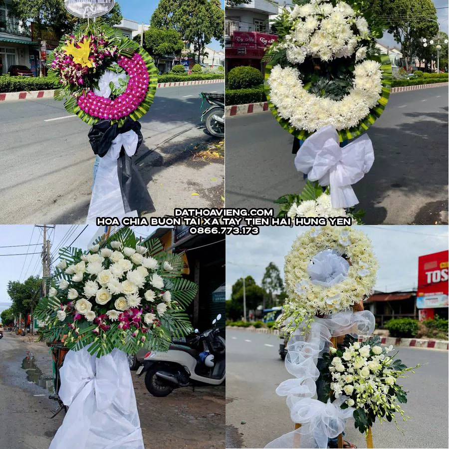 Mẫu hoa chia buồn tham khảo tại Xã Tây Tiền Hải, Hưng Yên