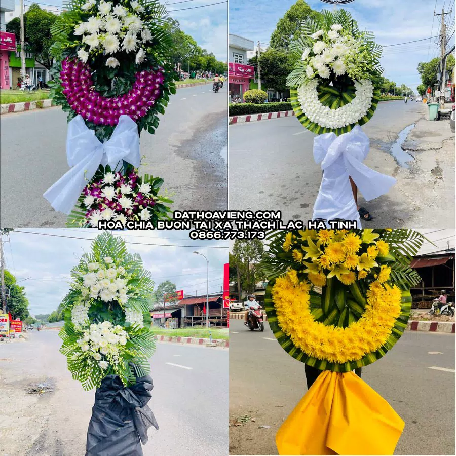 Mẫu hoa chia buồn tham khảo tại Xã Thạch Lạc, Hà Tĩnh