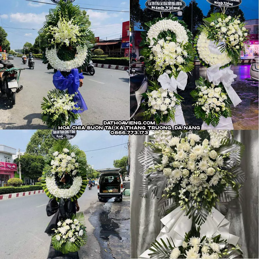 Mẫu hoa chia buồn tham khảo tại Xã Thăng Trường, Đà Nẵng