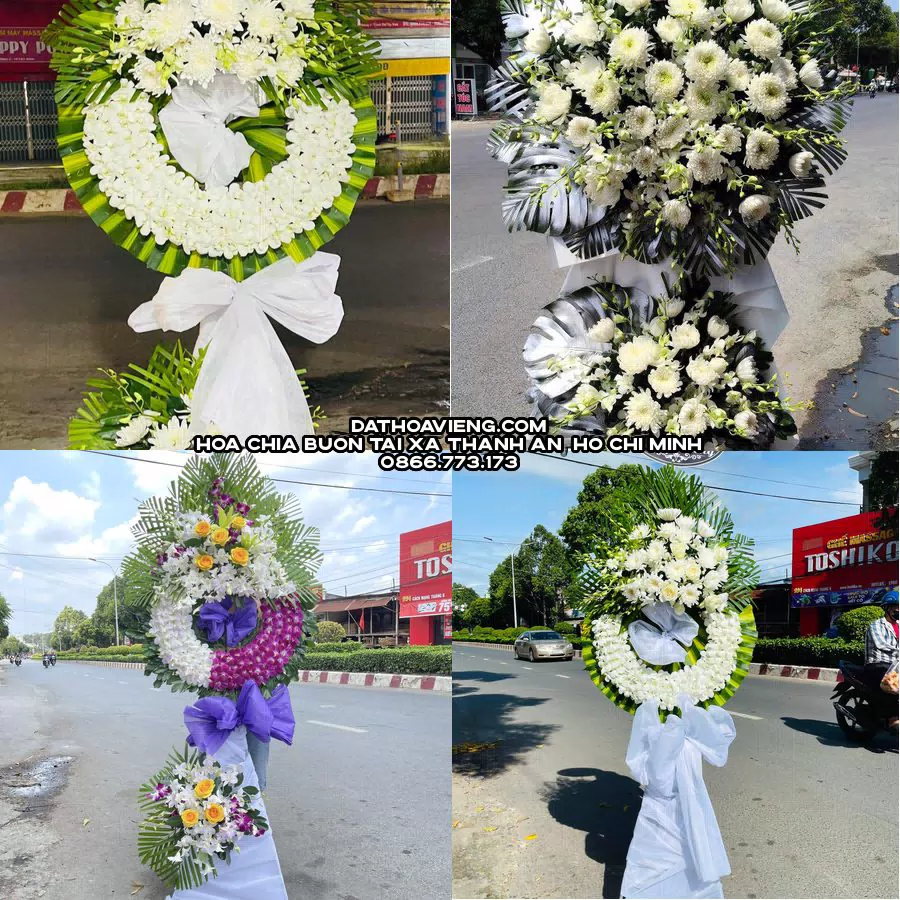 Mẫu hoa chia buồn tham khảo tại Xã Thạnh An, Hồ Chí Minh