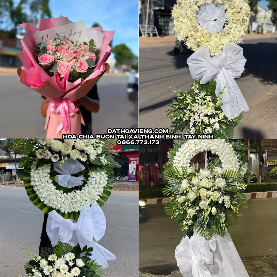 Mẫu hoa chia buồn tham khảo tại Xã Thạnh Bình, Tây Ninh