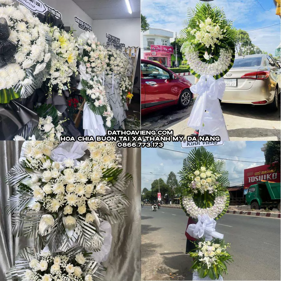 Mẫu hoa chia buồn tham khảo tại Xã Thạnh Mỹ, Đà Nẵng