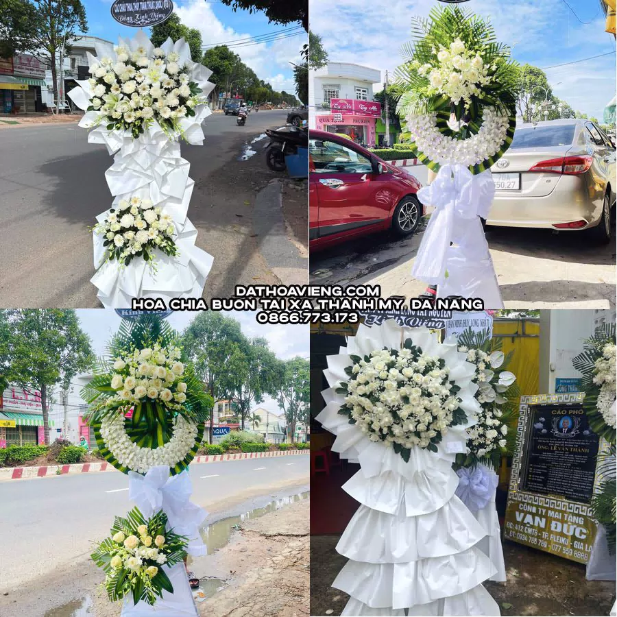 Mẫu hoa chia buồn tham khảo tại Xã Thạnh Mỹ, Đà Nẵng