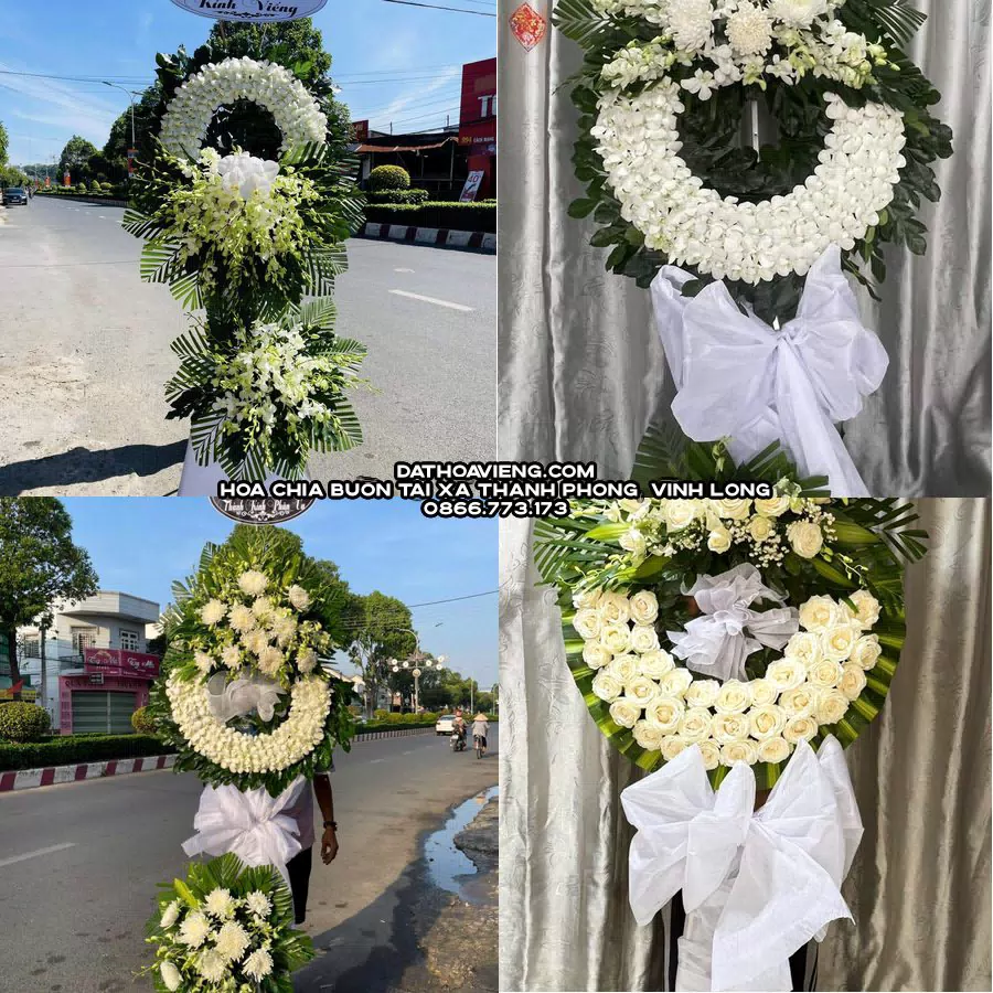 Mẫu hoa chia buồn tham khảo tại Xã Thạnh Phong, Vĩnh Long