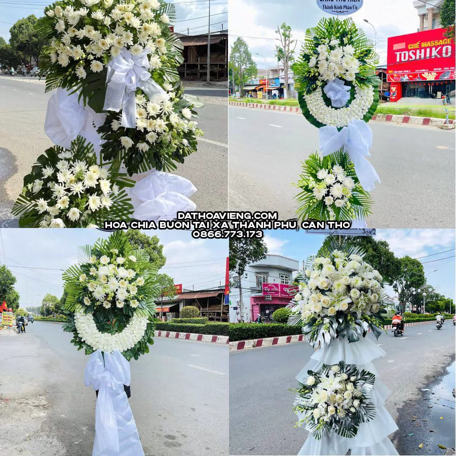 Mẫu hoa chia buồn tham khảo tại Xã Thạnh Phú, Cần Thơ