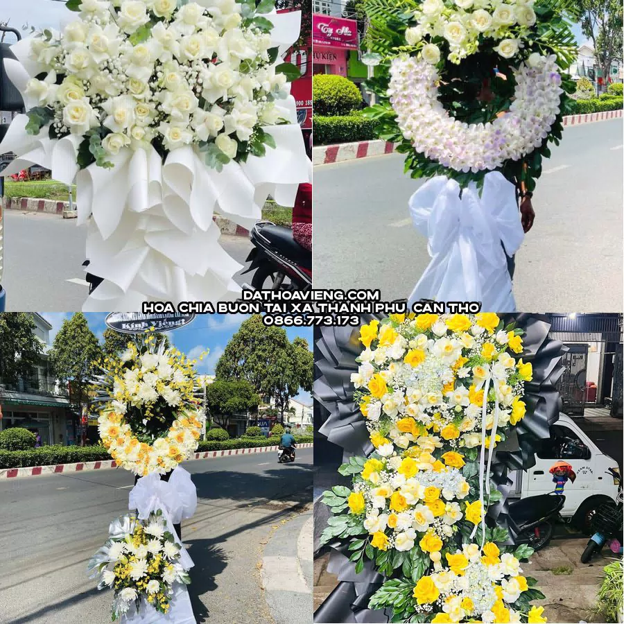 Mẫu hoa chia buồn tham khảo tại Xã Thạnh Phú, Cần Thơ