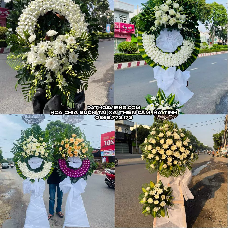 Mẫu hoa chia buồn tham khảo tại Xã Thiên Cầm, Hà Tĩnh