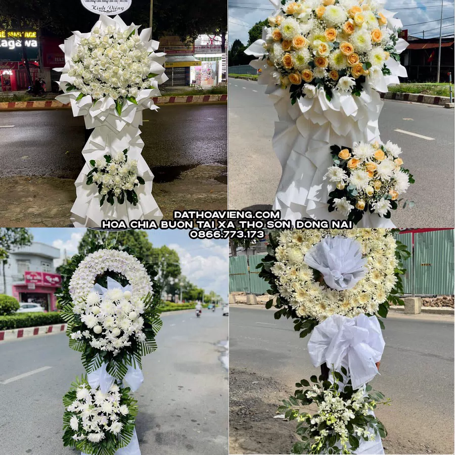 Mẫu hoa chia buồn tham khảo tại Xã Thọ Sơn, Đồng Nai