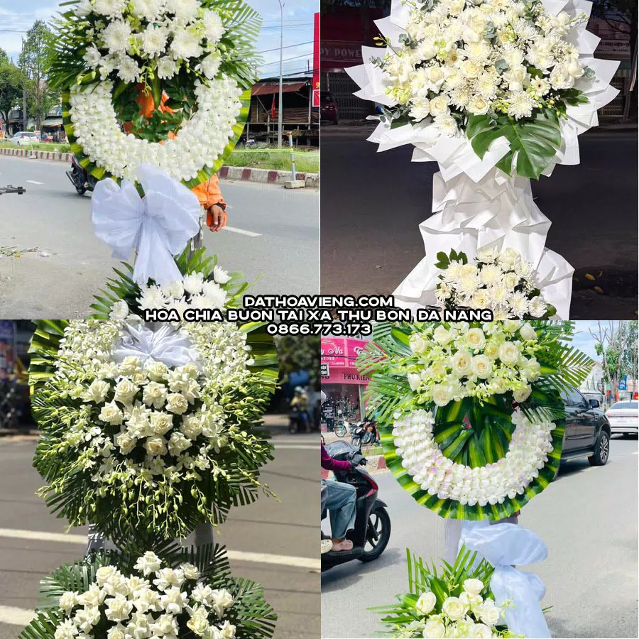 Mẫu hoa chia buồn tham khảo tại Xã Thu Bồn, Đà Nẵng