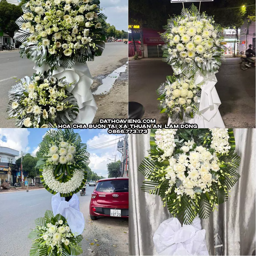 Mẫu hoa chia buồn tham khảo tại Xã Thuận An, Lâm Đồng