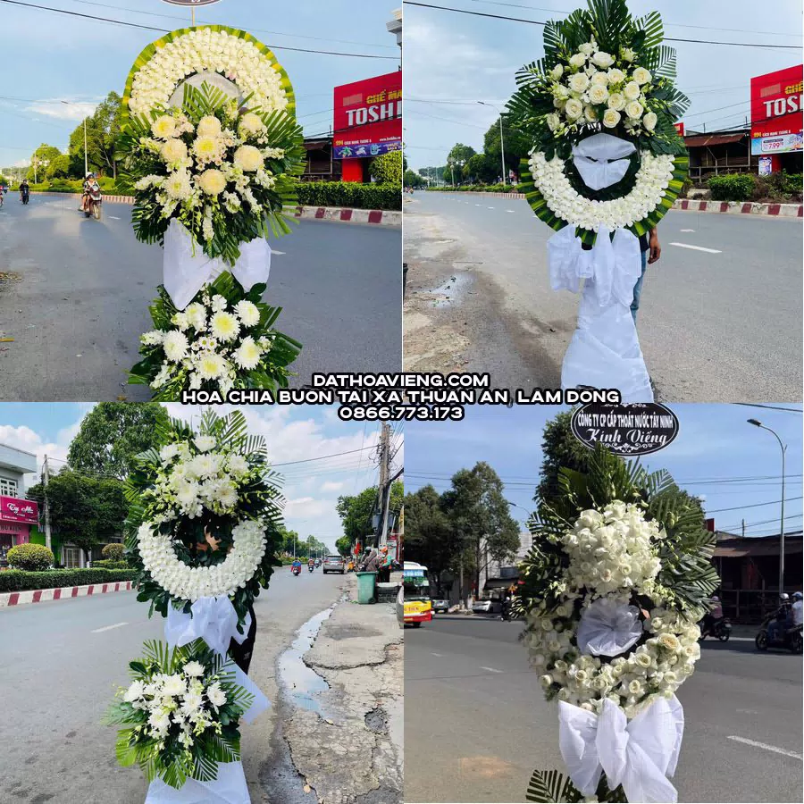 Mẫu hoa chia buồn tham khảo tại Xã Thuận An, Lâm Đồng