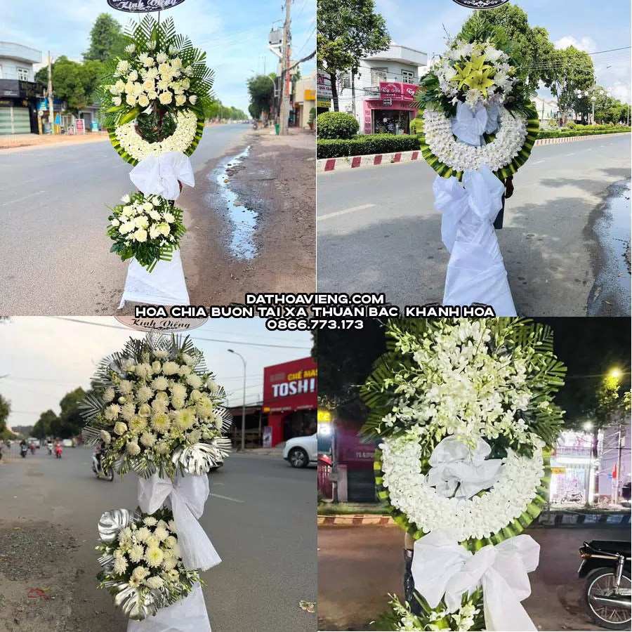 Mẫu hoa chia buồn tham khảo tại Xã Thuận Bắc, Khánh Hòa