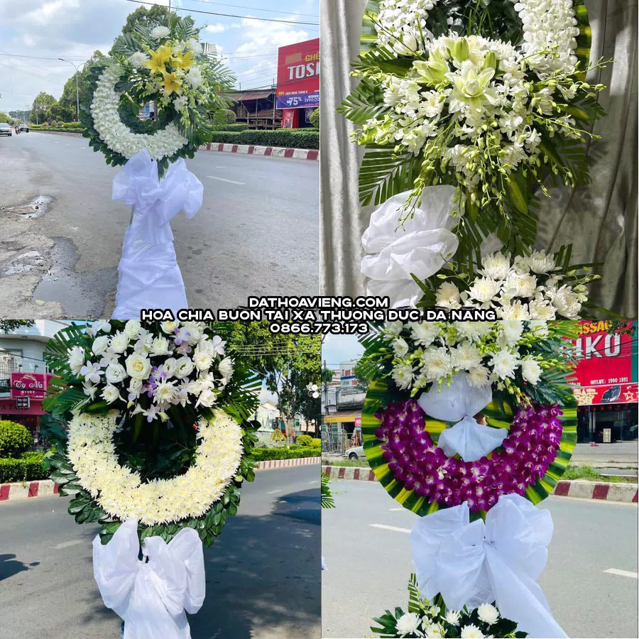 Mẫu hoa chia buồn tham khảo tại Xã Thượng Đức, Đà Nẵng