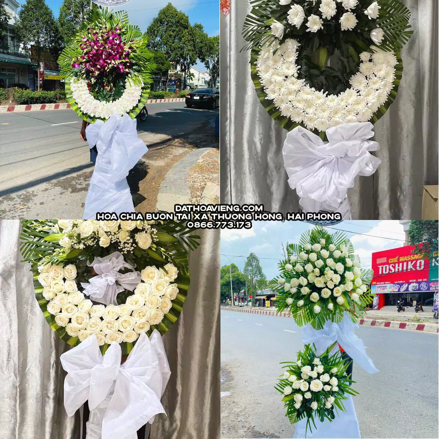 Mẫu hoa chia buồn tham khảo tại Xã Thượng Hồng, Hải Phòng