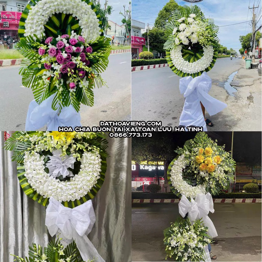 Mẫu hoa chia buồn tham khảo tại Xã Toàn Lưu, Hà Tĩnh