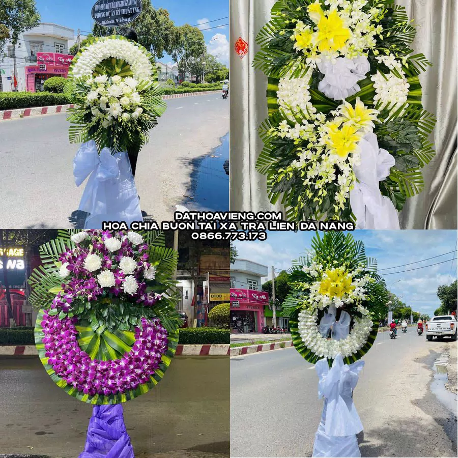 Mẫu hoa chia buồn tham khảo tại Xã Trà Liên, Đà Nẵng