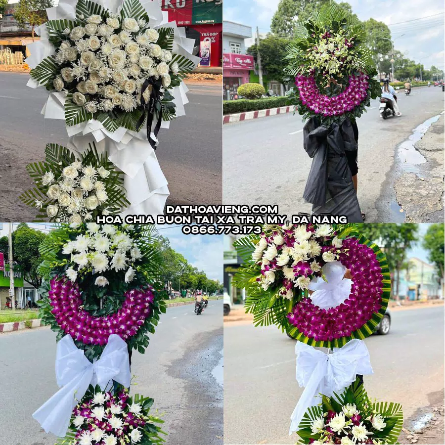 Mẫu hoa chia buồn tham khảo tại Xã Trà My, Đà Nẵng