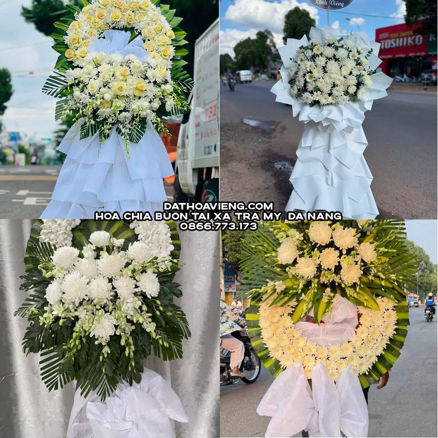 Mẫu hoa chia buồn tham khảo tại Xã Trà My, Đà Nẵng