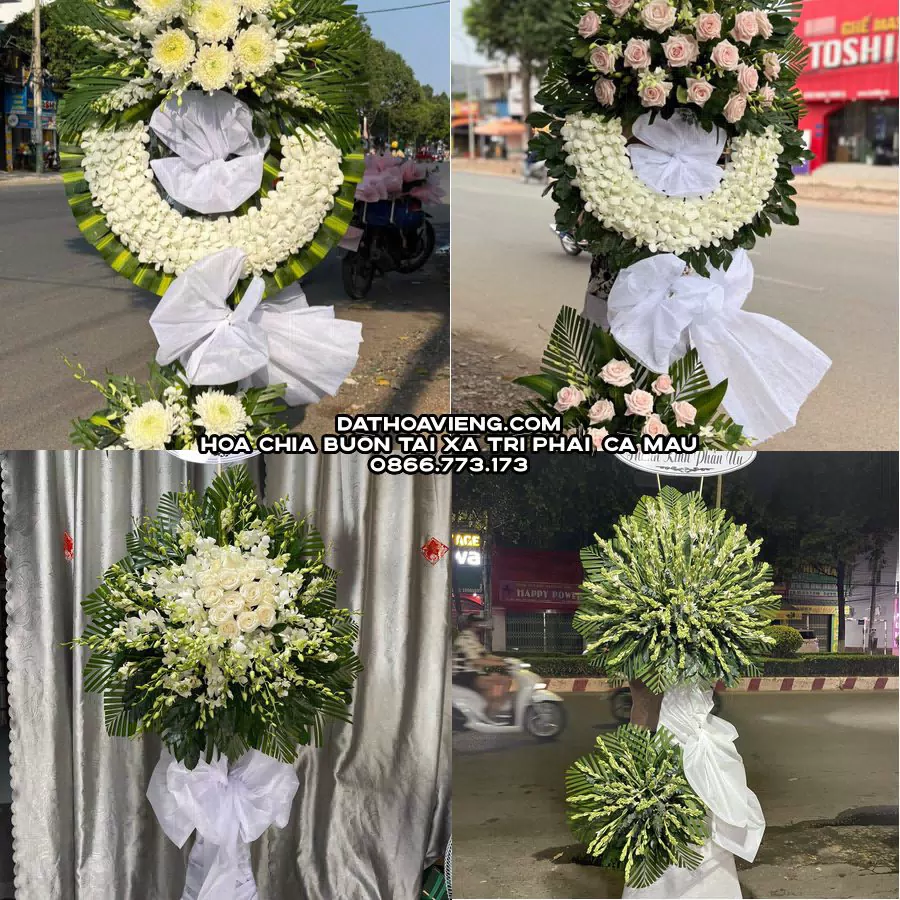 Mẫu hoa chia buồn tham khảo tại Xã Trí Phải, Cà Mau