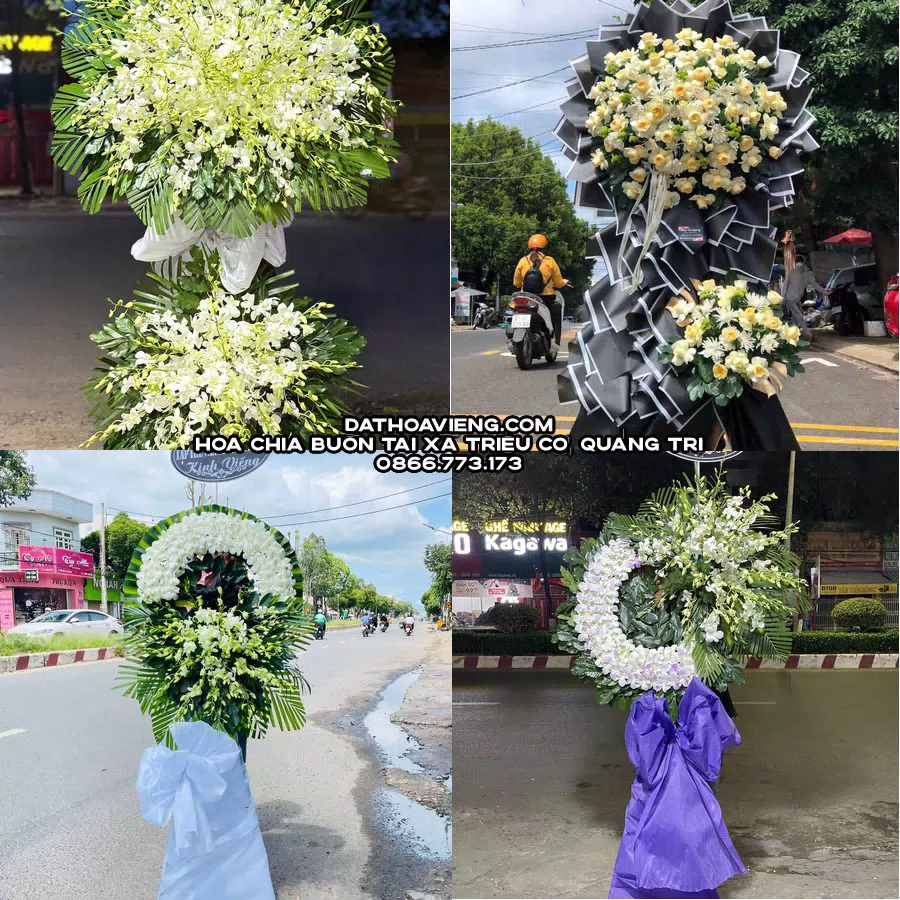 Mẫu hoa chia buồn tham khảo tại Xã Triệu Cơ, Quảng Trị