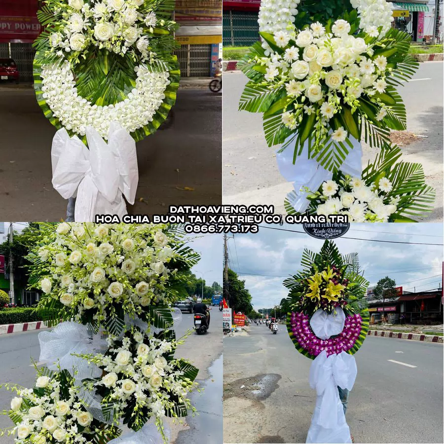 Mẫu hoa chia buồn tham khảo tại Xã Triệu Cơ, Quảng Trị
