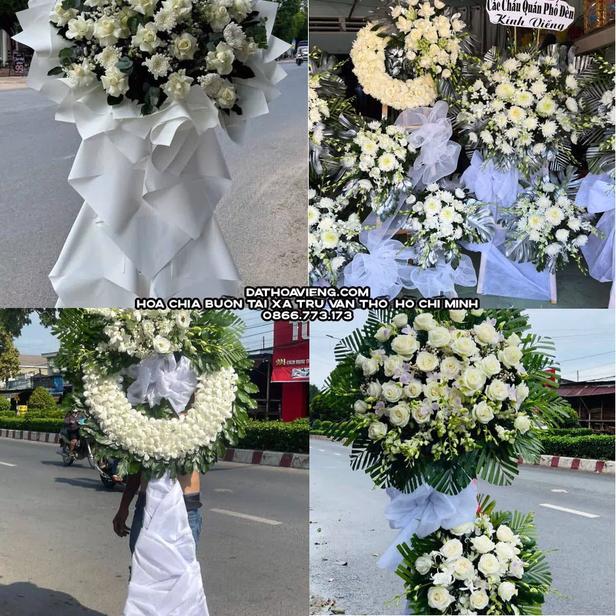 Mẫu hoa chia buồn tham khảo tại Xã Trừ Văn Thố, Hồ Chí Minh