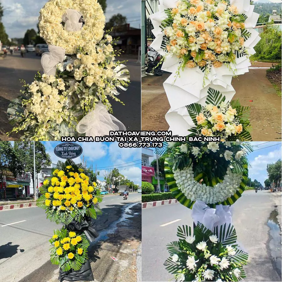Mẫu hoa chia buồn tham khảo tại Xã Trung Chính, Bắc Ninh