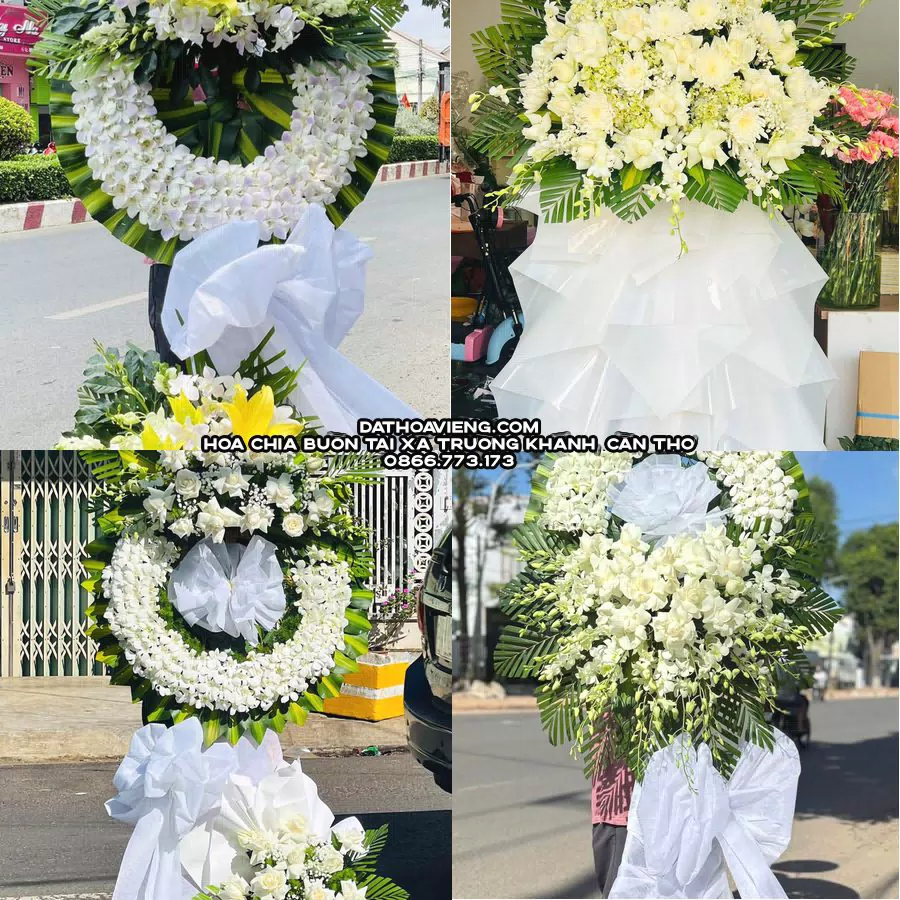 Mẫu hoa chia buồn tham khảo tại Xã Trường Khánh, Cần Thơ