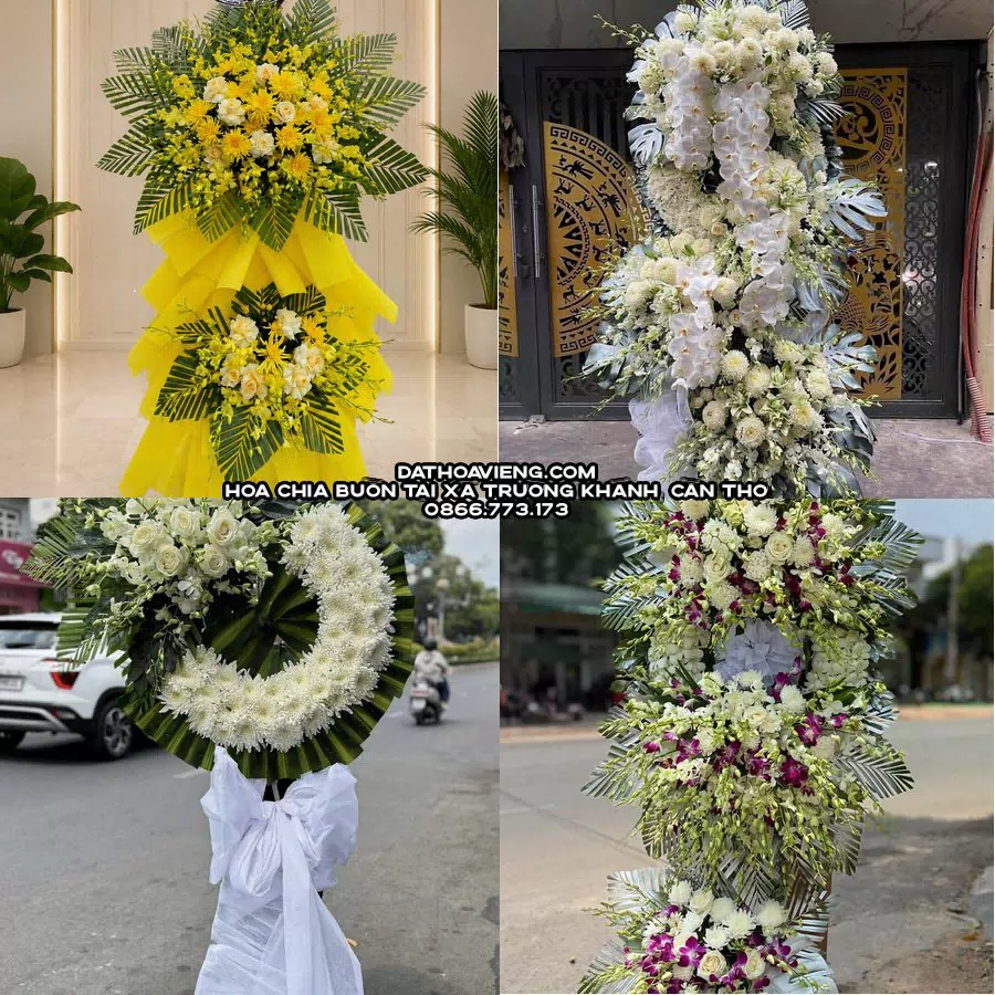 Mẫu hoa chia buồn tham khảo tại Xã Trường Khánh, Cần Thơ
