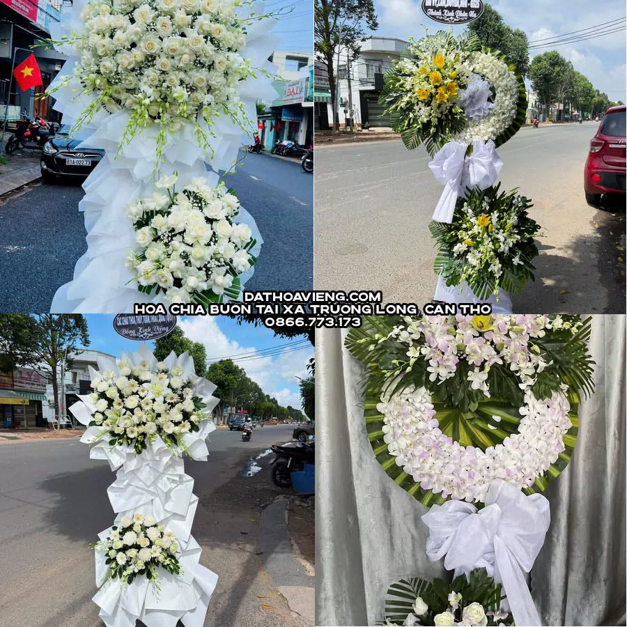 Mẫu hoa chia buồn tham khảo tại Xã Trường Long, Cần Thơ