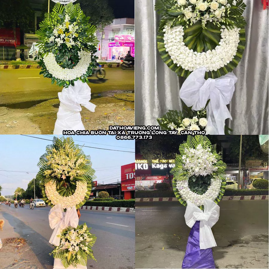 Mẫu hoa chia buồn tham khảo tại Xã Trường Long Tây, Cần Thơ