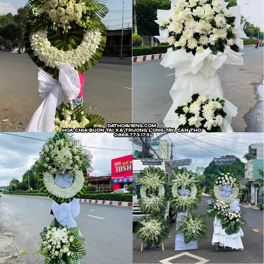 Mẫu hoa chia buồn tham khảo tại Xã Trường Long Tây, Cần Thơ