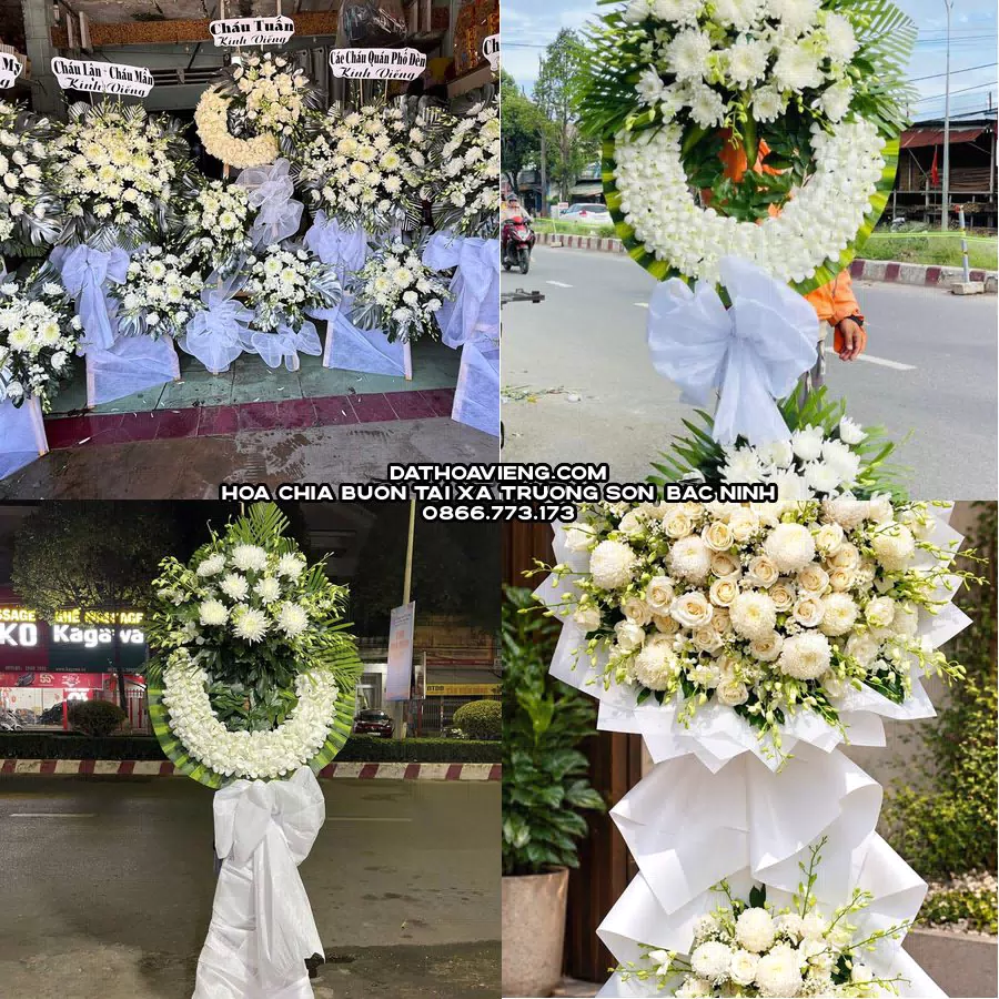 Mẫu hoa chia buồn tham khảo tại Xã Trường Sơn, Bắc Ninh