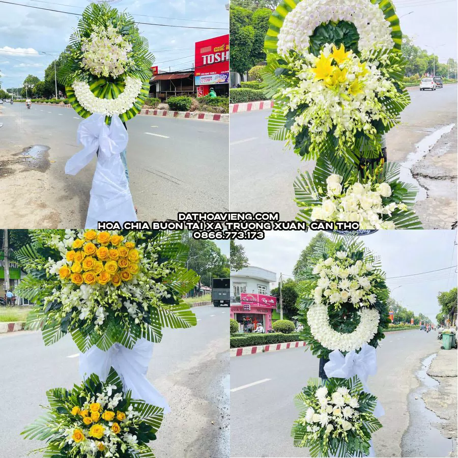 Mẫu hoa chia buồn tham khảo tại Xã Trường Xuân, Cần Thơ