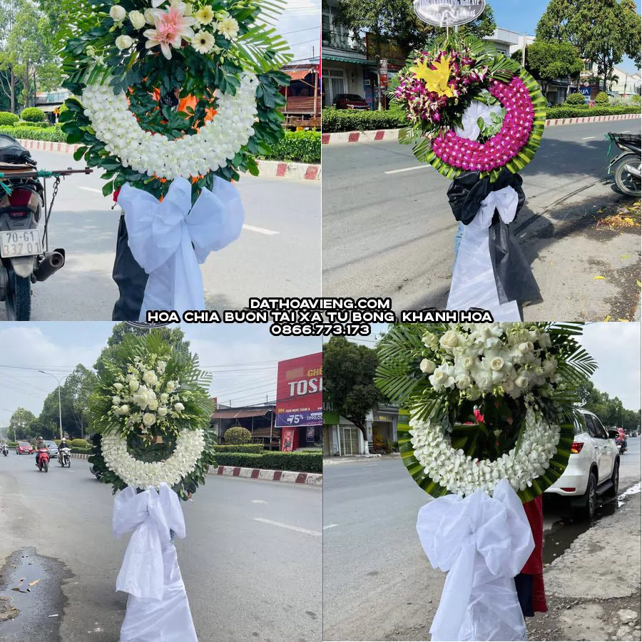 Mẫu hoa chia buồn tham khảo tại Xã Tu Bông, Khánh Hòa