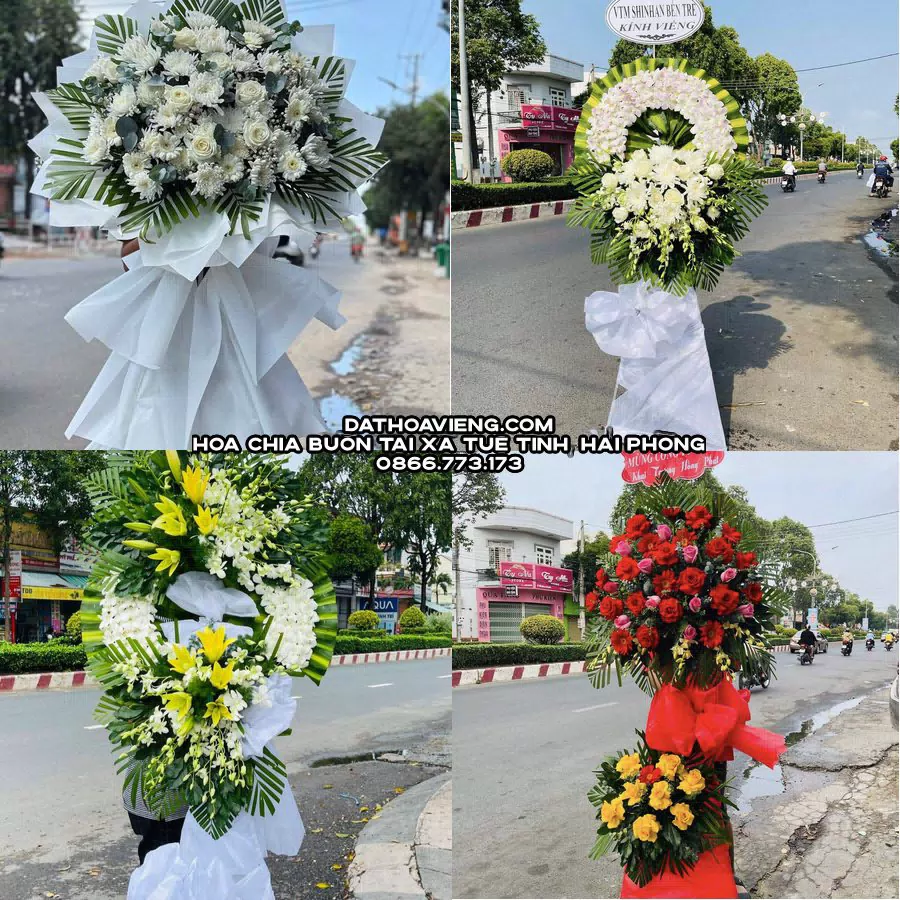 Mẫu hoa chia buồn tham khảo tại Xã Tuệ Tĩnh, Hải Phòng