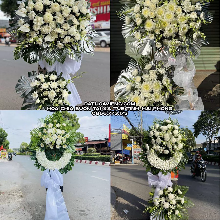 Mẫu hoa chia buồn tham khảo tại Xã Tuệ Tĩnh, Hải Phòng