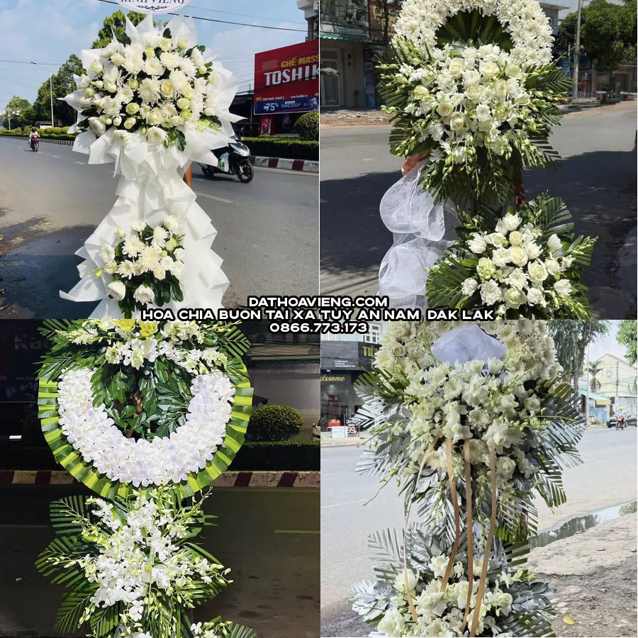 Mẫu hoa chia buồn tham khảo tại Xã Tuy An Nam, Đắk Lắk