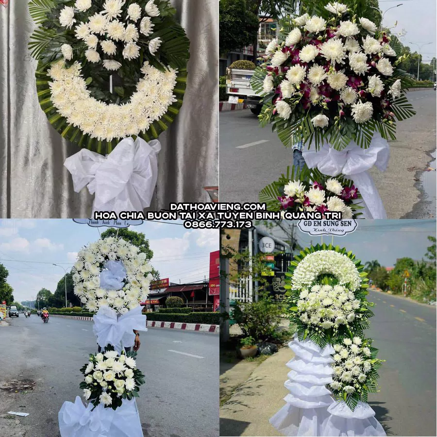 Mẫu hoa chia buồn tham khảo tại Xã Tuyên Bình, Quảng Trị