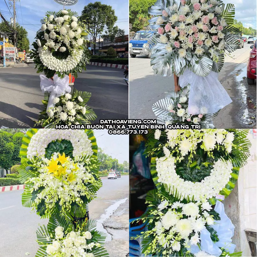 Mẫu hoa chia buồn tham khảo tại Xã Tuyên Bình, Quảng Trị