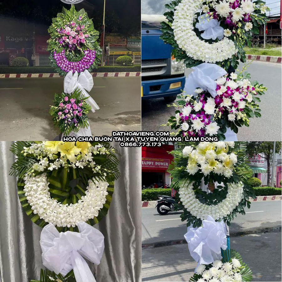Mẫu hoa chia buồn tham khảo tại Xã Tuyên Quang, Lâm Đồng
