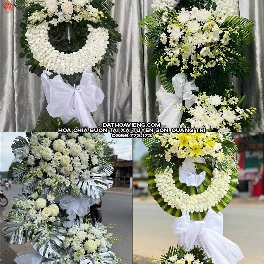 Mẫu hoa chia buồn tham khảo tại Xã Tuyên Sơn, Quảng Trị